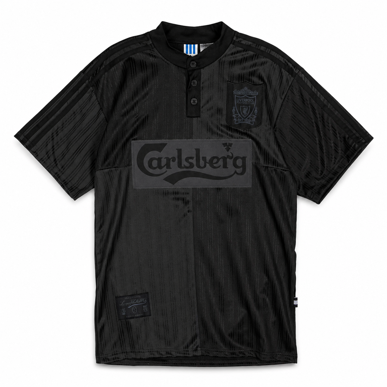 Liverpool Retro Blackout Shirt 1995/96